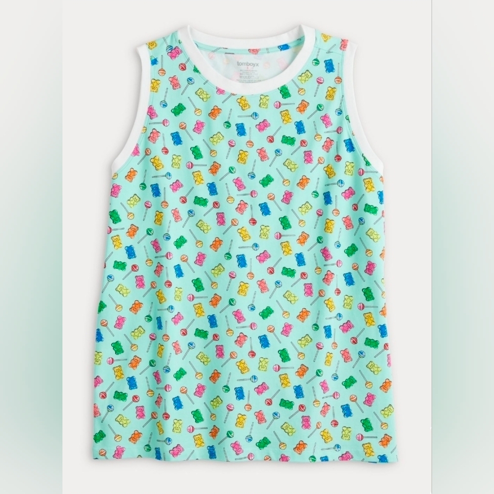 New* TomboyX Candy Print Tank Top - Picture 8 of 9